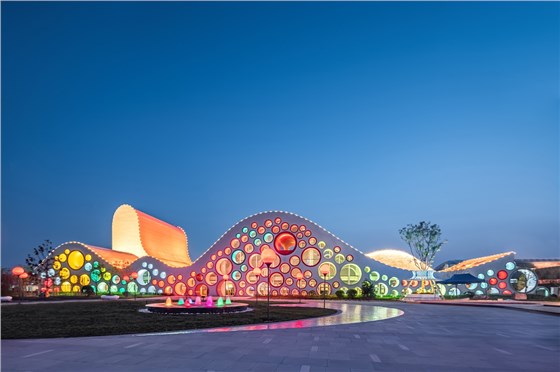 城市夜景燈光照明