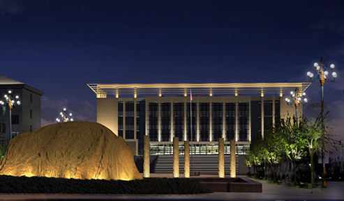 【烏蘭察布夜景亮化】校園照明設計