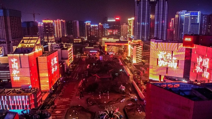 西安高新區(qū)為武漢應(yīng)援